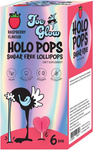 Holopops sucette sans sucre saveur framboise avec Vitamine C et Vitamine D (6 pièces) 36 g – Joe Glow