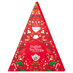English Tea Shop, Calendrier de l'Avent BIO Christmas Tree Red Tea 13 saveurs, 25 pyramides