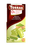 Chocolat blanc au Matcha sans sucre 75 g – Torras