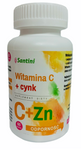 Vitamine C + Zinc, complément alimentaire, 60 comprimés – Santini